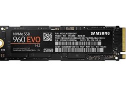  SAMSUNG 960 Evo 250GB PCIe NVMe M2 SSD Drive 