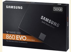  Samsung 860 Evo 500GB PCIe SATA3 SSD Drive